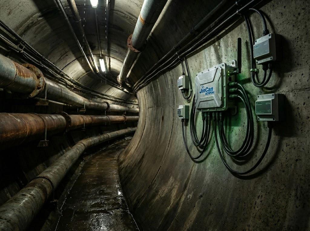 Best 5G RedCap Low Power Router transmitting data from gas pipelines